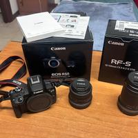 Canon EOS R50 + 2 obiettivi CANON 18-55 e 18-150
