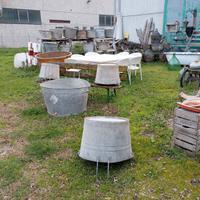 Tini Vasche mastelli Annaffiatoi e secchi zincati