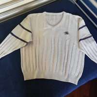 Maglione cotone trecce "giramondo" tg. 56