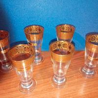 Set 6 bicchieri vintage made in Italy