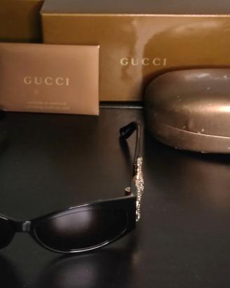 Occhiali da sole neri Gucci GG 3018/S Cristalli