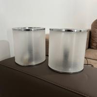 Lampadario con n 2 abat jour