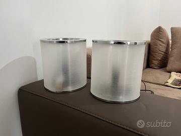 Lampadario con n 2 abat jour