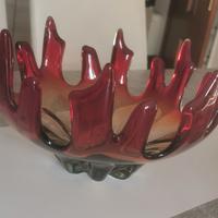 antico Vaso vetro design fiamma 