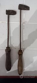 2 antichi martelli da saldatore
