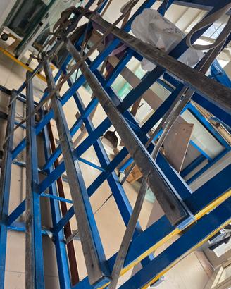 Cavaletto per serramenti e vetri alluminio e ferro