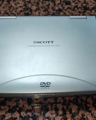 Lettore DVD Portatile Scott DPX I702- Argento