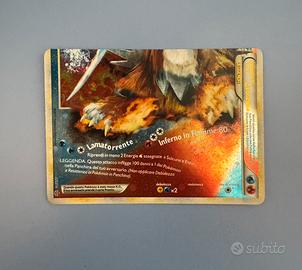 Carta Pokemon Suicune & Entei LEGGENDA 95/95