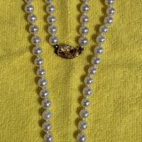 Elegante collana da donna di perle imitazione