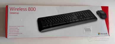 Tastiera e mouse wireless Microsoft 800