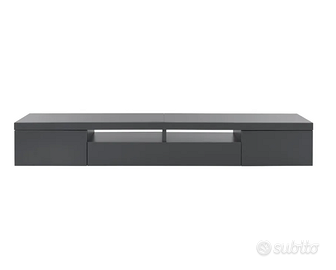 Mobile porta tv 240x35h cm con 2 ante e 1 ribalta