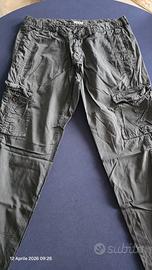 pantalone cotone cargo