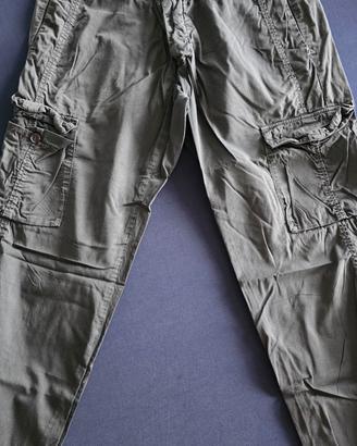 pantalone cotone cargo