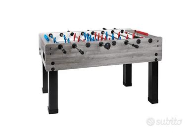 Calcio balilla GARLANDO G-500 Rovere Grigio Nuovi