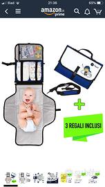 Fasciatoio pieghevole portatile