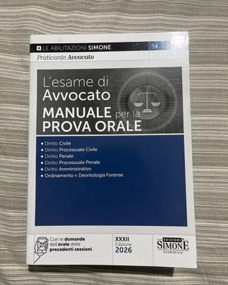 Manuale per prova orale - Esame Avvocato