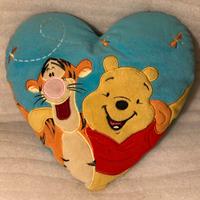 Cuscino a cuore Winnie Pooh e Tigro - Disney