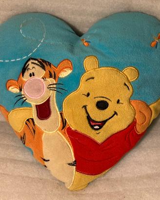 Cuscino a cuore Winnie Pooh e Tigro - Disney