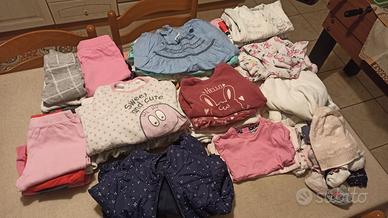 Vestiti vari da bambina 9-18m 