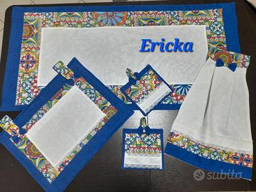 coordinato cucina mediterraneo