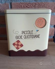 Scatola in latta Mulino bianco nuova