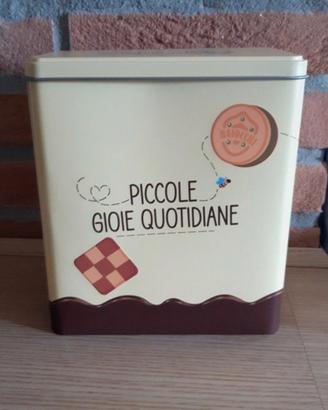 Scatola in latta Mulino bianco nuova