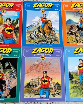 Zagor Darkwood Novels Serie Completa 1-6