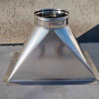 Tramoggia in acciaio inox per fumisteria