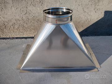 Tramoggia in acciaio inox per fumisteria