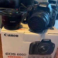 Canon 600D 18-55 e 50mm Starter Kit