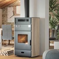 stufa idro pellet legna 34 kw