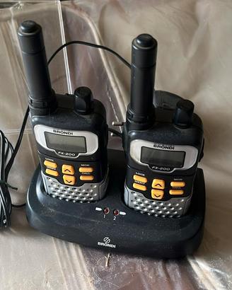 Coppia Walkie Talkie Brondi FX-200 Twin 