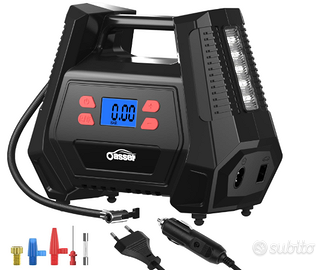 Compressore Aria Portatile 12V AC/240V