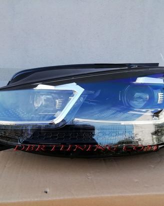 Fari Led freccia dinamic VW GOLF 7,5 17-19 neri