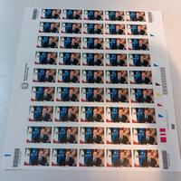 Francobolli SILVIO BERLUSCONI foglio completo