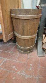 Antico Mastello in Legno - Bigoncia per Vendemmia