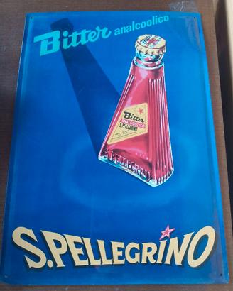 TARGHE VINTAGE BITTER SANPELLEGRINO