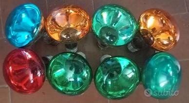 8 lampade / faretti spot colorati