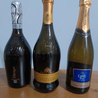 2 bottiglie di prosecco e 1 spumante in omaggio