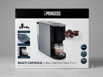Macchina da caffè PrincessMultiCapsule Steel 5 in1