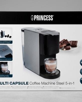 Macchina da caffè PrincessMultiCapsule Steel 5 in1
