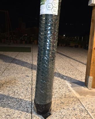 rotolo rete esagonale verde 1 x 25 metri maglia 25