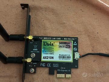 Scheda di rete WiFi  6E PCI Express