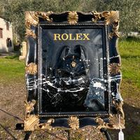 Quadro Batman Rolex Luxury arte moderna design oro