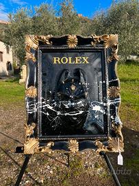 Quadro Batman Rolex Luxury arte moderna design oro