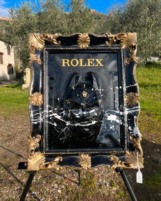 Quadro Batman Rolex Luxury arte moderna design oro