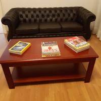 Tavolino basso per sala d'attesa in legno