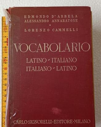 VOCABOLARIO LATINO - ITALIANO