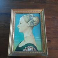 quadro vintage - cornice dorata