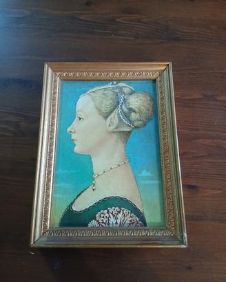 quadro vintage - cornice dorata